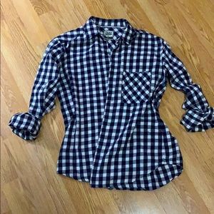 🆕 TNA Boyfriend Fit Plaid Shirt